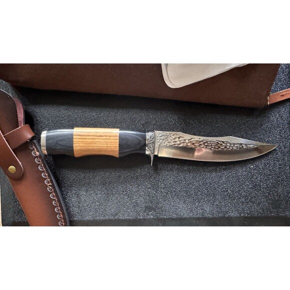 YESWON FIXED BLADE HUNTING KNIFE & SHEATH New - Picture 5 of 10